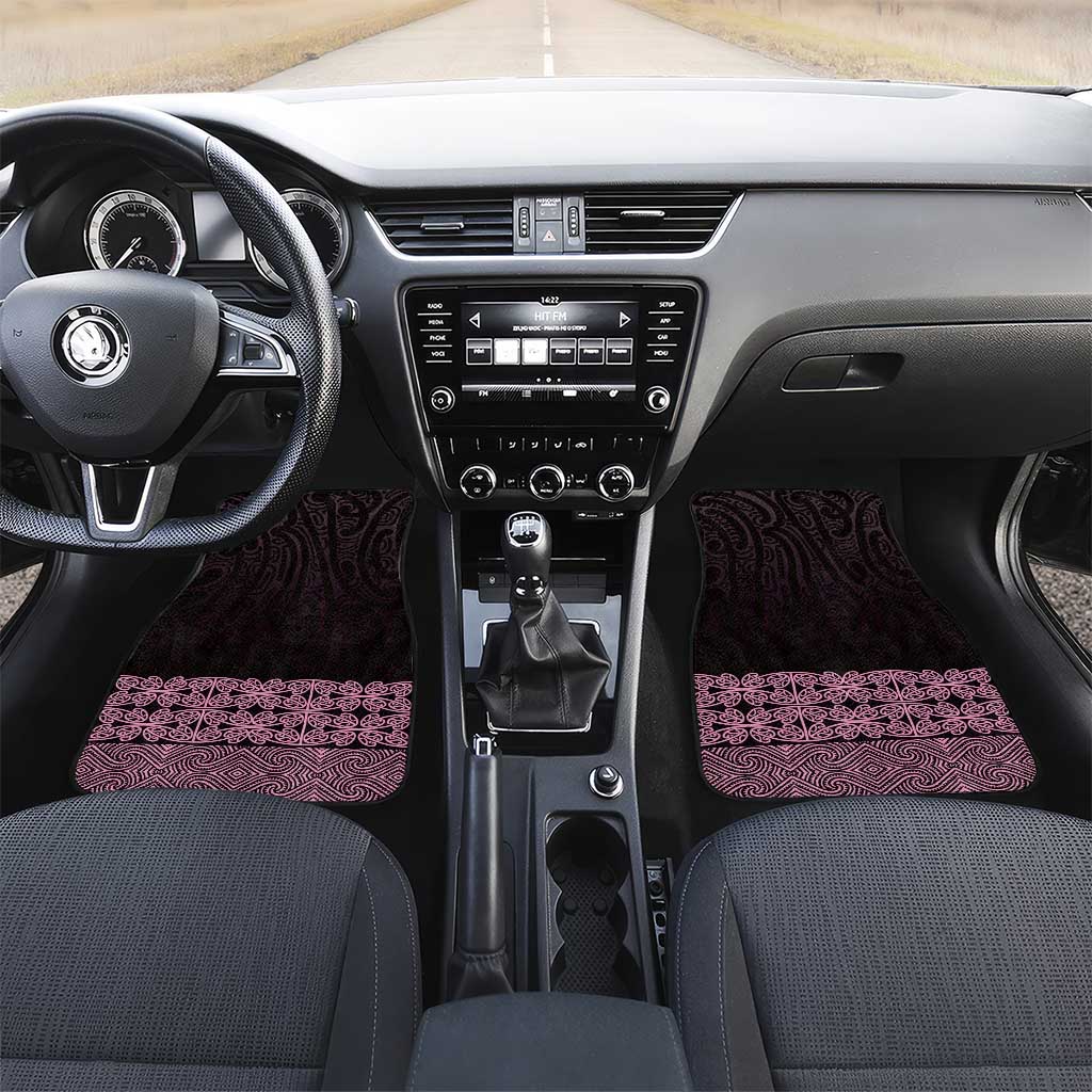 New Zealand Maori Kowhaiwhai Car Mats Mawhero Maui and Mangopare