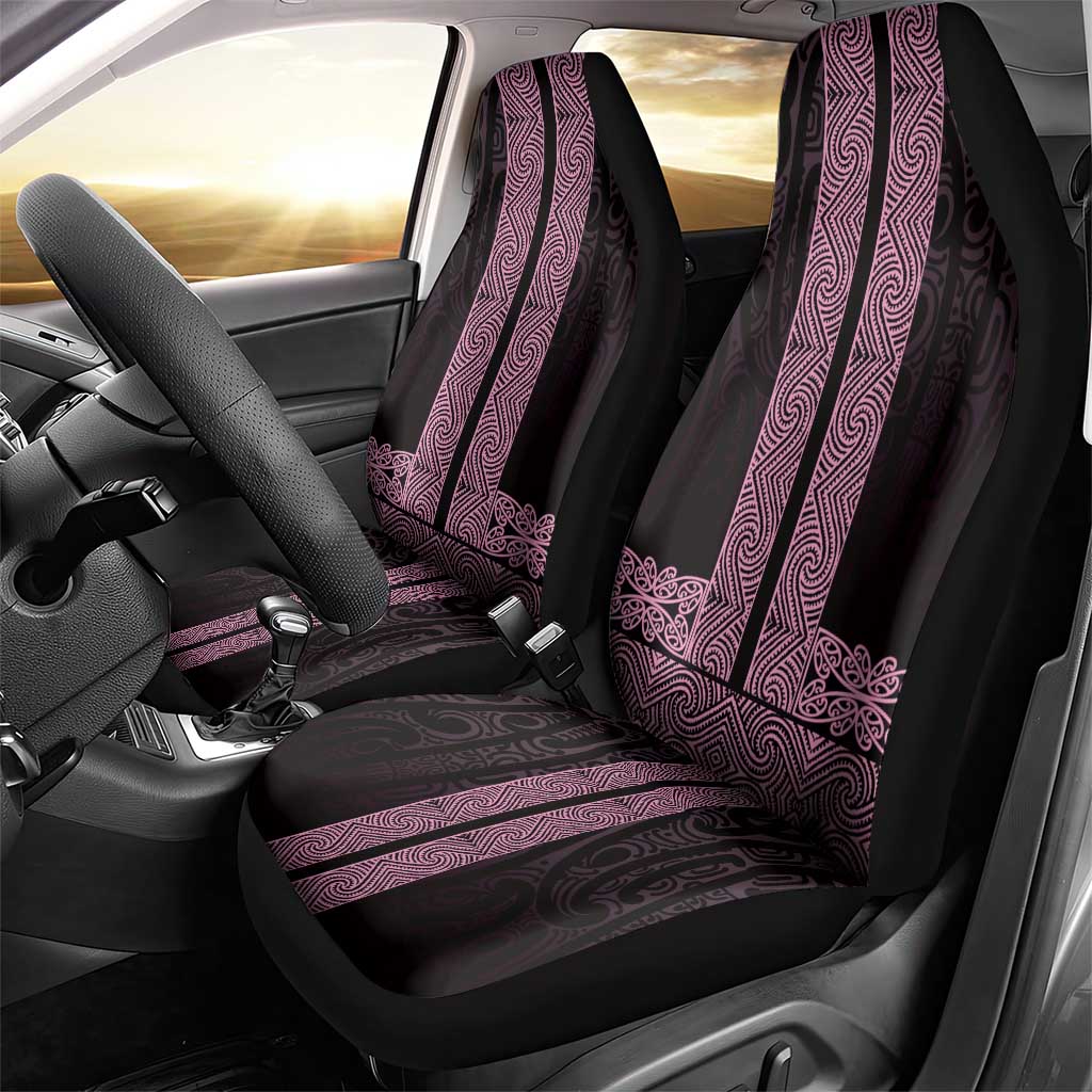 New Zealand Maori Kowhaiwhai Car Seat Cover Mawhero Maui and Mangopare
