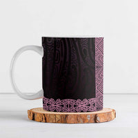 New Zealand Maori Kowhaiwhai Ceramic Mug Mawhero Maui and Mangopare - Polynesian Pride