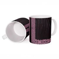 New Zealand Maori Kowhaiwhai Ceramic Mug Mawhero Maui and Mangopare - Polynesian Pride