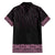 New Zealand Maori Kowhaiwhai Family Matching Off The Shoulder Long Sleeve Dress and Hawaiian Shirt Mawhero Maui and Mangopare