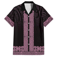 New Zealand Maori Kowhaiwhai Family Matching Off Shoulder Maxi Dress and Hawaiian Shirt Mawhero Maui and Mangopare