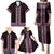 New Zealand Maori Kowhaiwhai Family Matching Puletasi and Hawaiian Shirt Mawhero Maui and Mangopare