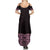 New Zealand Maori Kowhaiwhai Family Matching Summer Maxi Dress and Hawaiian Shirt Mawhero Maui and Mangopare