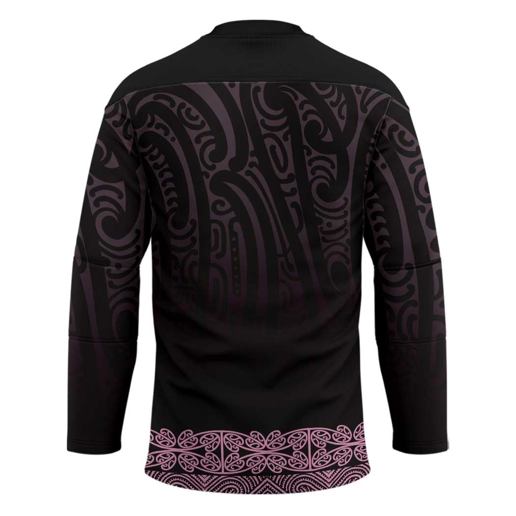 New Zealand Maori Kowhaiwhai Hockey Jersey Mawhero Maui and Mangopare - Polynesian Pride
