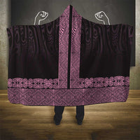 New Zealand Maori Kowhaiwhai Hooded Blanket Mawhero Maui and Mangopare