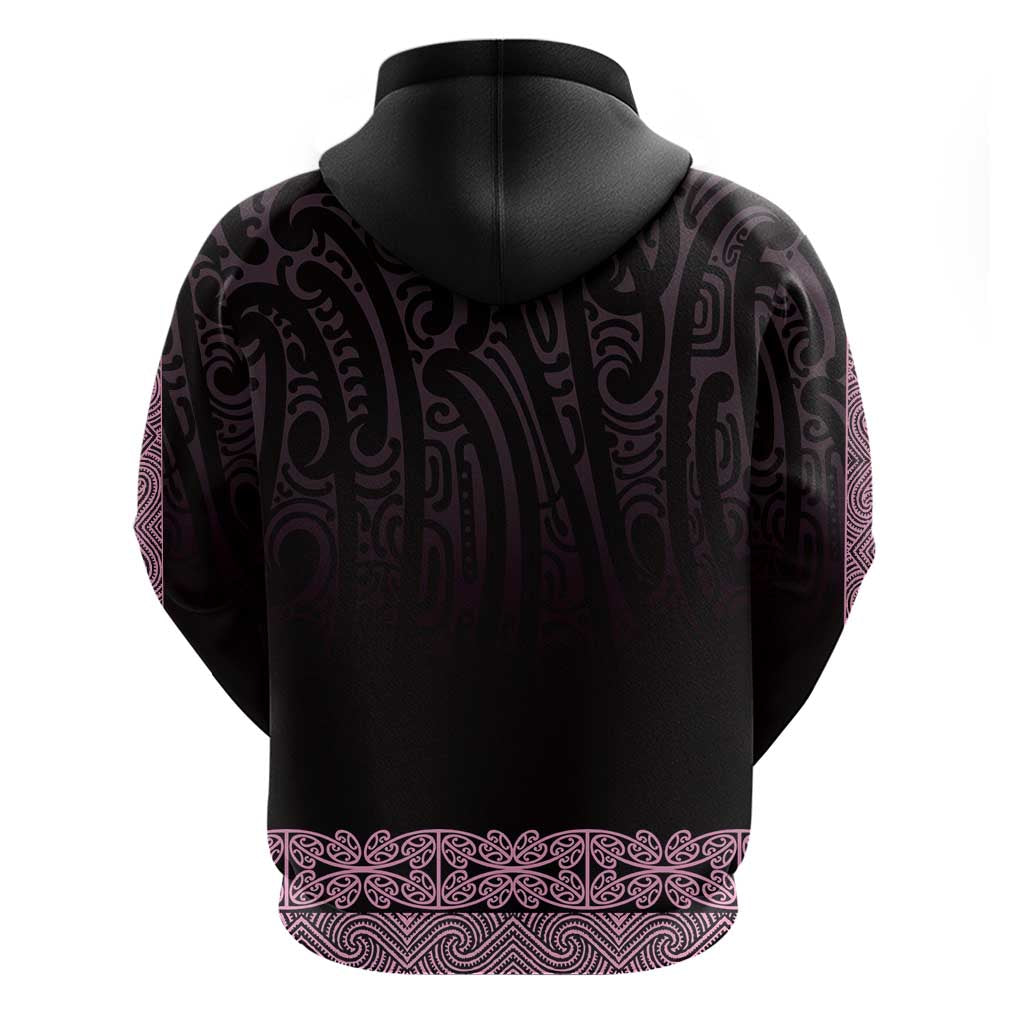 New Zealand Maori Kowhaiwhai Hoodie Mawhero Maui and Mangopare
