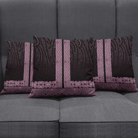 New Zealand Maori Kowhaiwhai Pillow Cover Mawhero Maui and Mangopare - Polynesian Pride