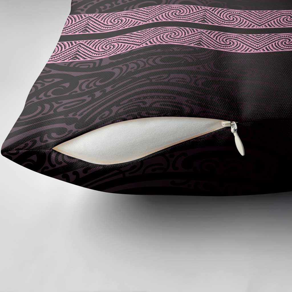 New Zealand Maori Kowhaiwhai Pillow Cover Mawhero Maui and Mangopare - Polynesian Pride