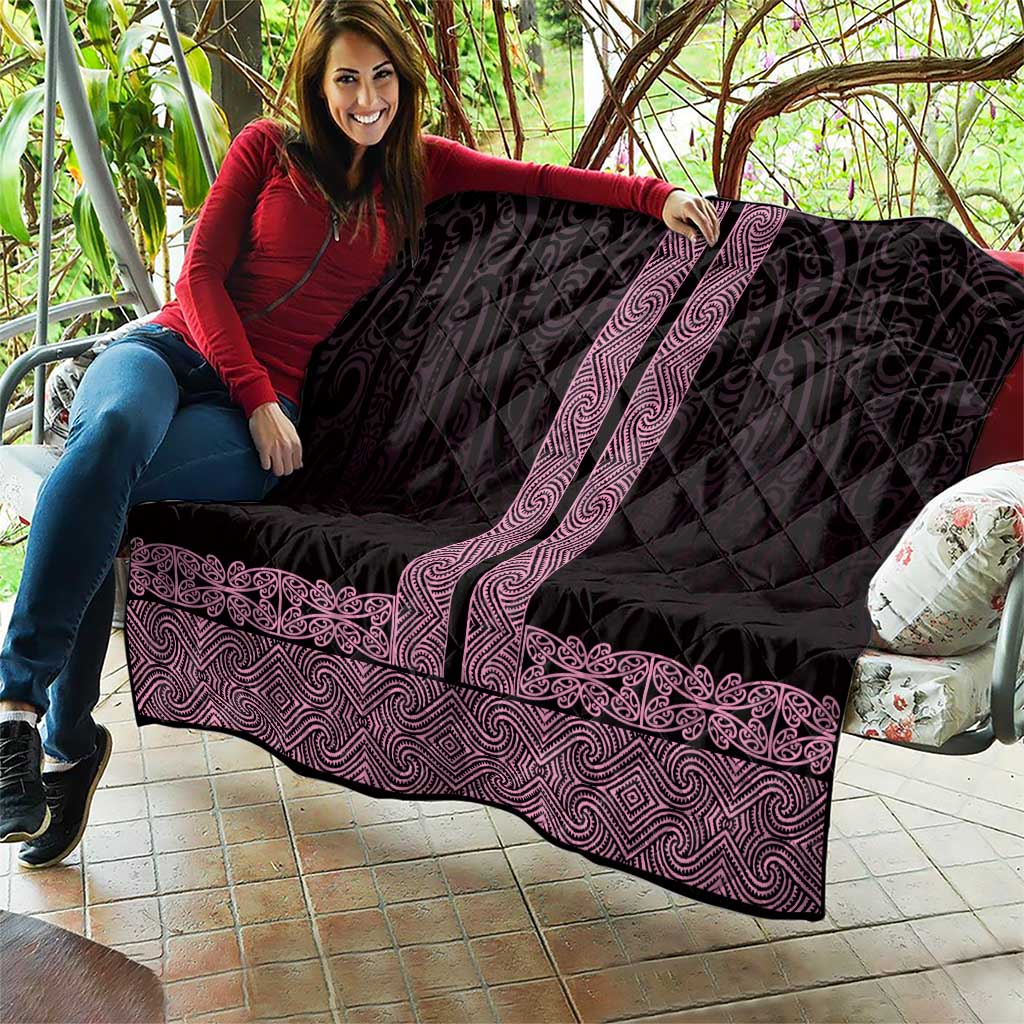 New Zealand Maori Kowhaiwhai Quilt Mawhero Maui and Mangopare