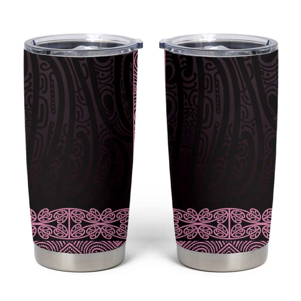 New Zealand Maori Kowhaiwhai Tumbler Cup Mawhero Maui and Mangopare