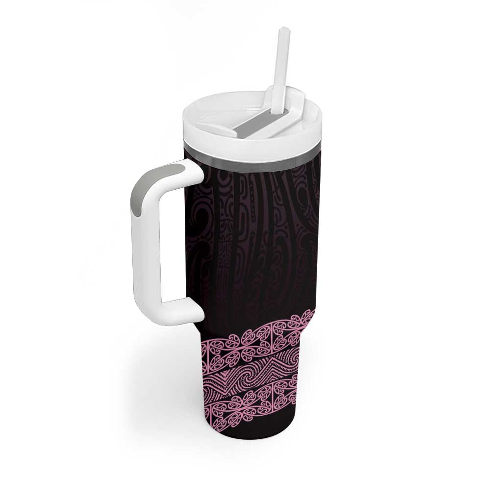 New Zealand Maori Kowhaiwhai Tumbler With Handle Mawhero Maui and Mangopare