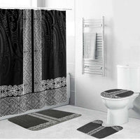 New Zealand Maori Kowhaiwhai Bathroom Set Pango Maui and Mangopare - Polynesian Pride