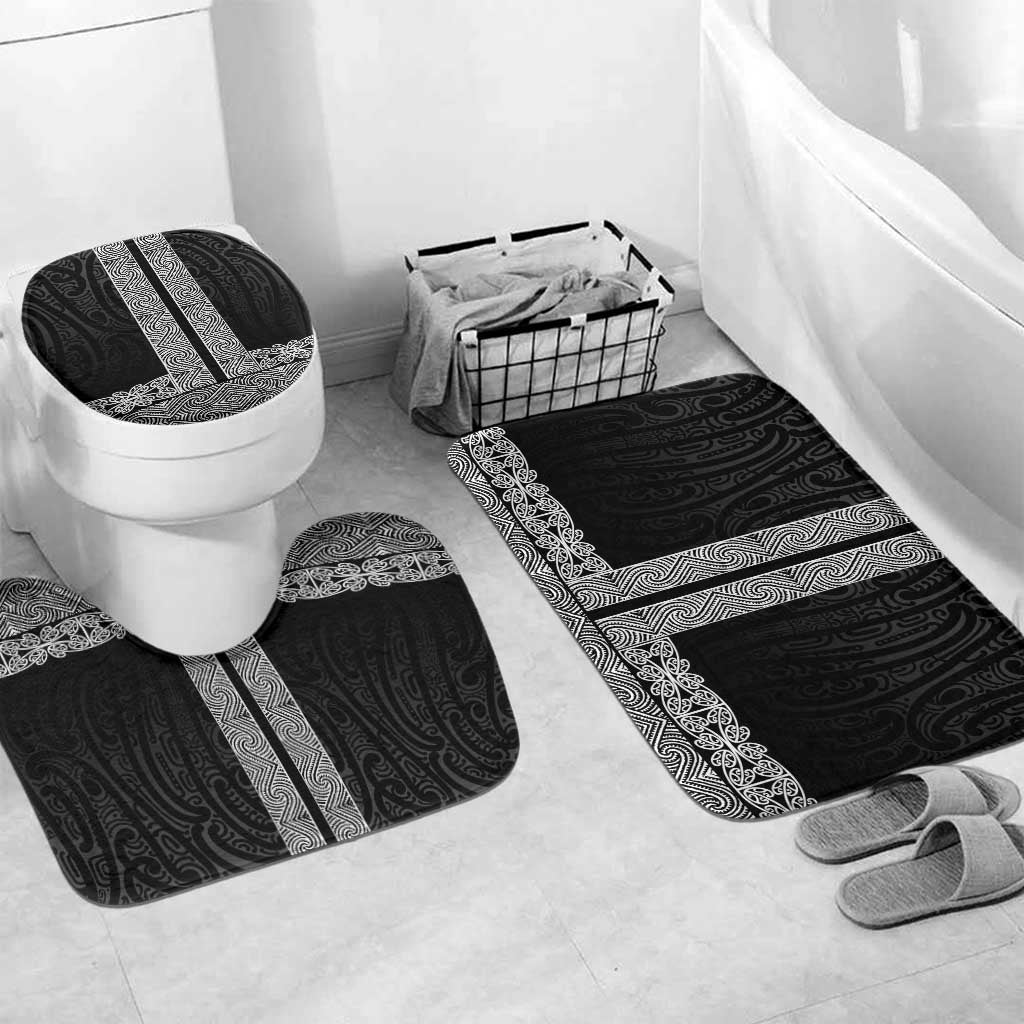 New Zealand Maori Kowhaiwhai Bathroom Set Pango Maui and Mangopare - Polynesian Pride