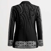 New Zealand Maori Kowhaiwhai Blazer Pango Maui and Mangopare - Polynesian Pride