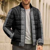 New Zealand Maori Kowhaiwhai Bomber Puffer Jacket Pango Maui and Mangopare - Polynesian Pride