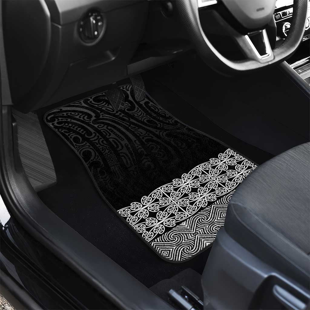 New Zealand Maori Kowhaiwhai Car Mats Pango Maui and Mangopare