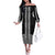 New Zealand Maori Kowhaiwhai Family Matching Off The Shoulder Long Sleeve Dress and Hawaiian Shirt Pango Maui and Mangopare