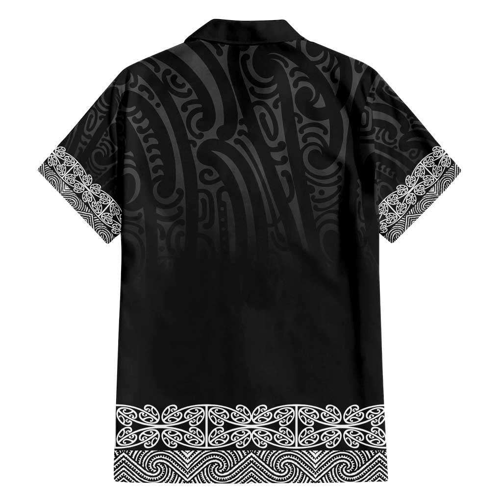 New Zealand Maori Kowhaiwhai Family Matching Off Shoulder Maxi Dress and Hawaiian Shirt Pango Maui and Mangopare