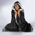New Zealand Maori Kowhaiwhai Hooded Blanket Pango Maui and Mangopare