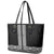 New Zealand Maori Kowhaiwhai Leather Tote Bag Pango Maui and Mangopare
