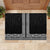 New Zealand Maori Kowhaiwhai Rubber Doormat Pango Maui and Mangopare