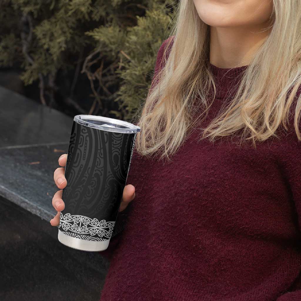 New Zealand Maori Kowhaiwhai Tumbler Cup Pango Maui and Mangopare