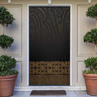 New Zealand Maori Kowhaiwhai Door Cover Parauri Maui and Mangopare - Polynesian Pride