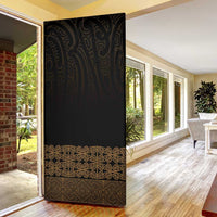 New Zealand Maori Kowhaiwhai Door Cover Parauri Maui and Mangopare - Polynesian Pride