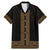 New Zealand Maori Kowhaiwhai Family Matching Mermaid Dress and Hawaiian Shirt Parauri Maui and Mangopare
