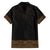 New Zealand Maori Kowhaiwhai Family Matching Off The Shoulder Long Sleeve Dress and Hawaiian Shirt Parauri Maui and Mangopare