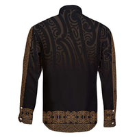 New Zealand Maori Kowhaiwhai Family Matching Off The Shoulder Long Sleeve Dress and Hawaiian Shirt Parauri Maui and Mangopare