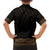 New Zealand Maori Kowhaiwhai Family Matching Off Shoulder Maxi Dress and Hawaiian Shirt Parauri Maui and Mangopare