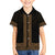 New Zealand Maori Kowhaiwhai Family Matching Off Shoulder Maxi Dress and Hawaiian Shirt Parauri Maui and Mangopare