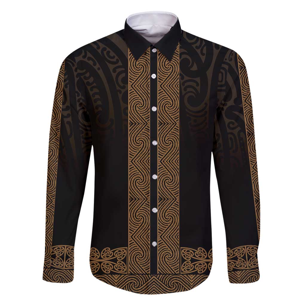 New Zealand Maori Kowhaiwhai Family Matching Puletasi and Hawaiian Shirt Parauri Maui and Mangopare