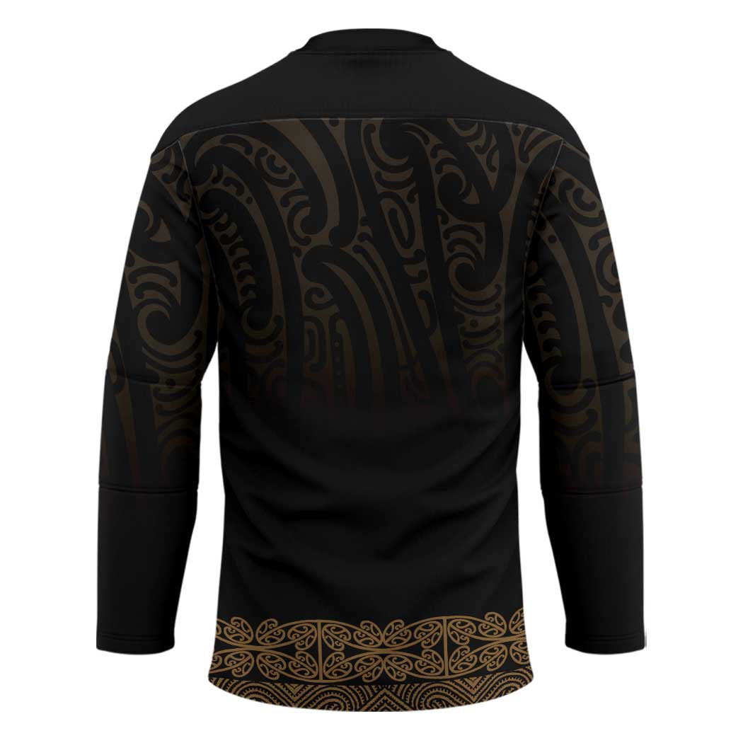 New Zealand Maori Kowhaiwhai Hockey Jersey Parauri Maui and Mangopare - Polynesian Pride