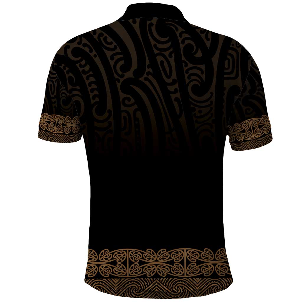 New Zealand Maori Kowhaiwhai Polo Shirt Parauri Maui and Mangopare
