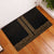 New Zealand Maori Kowhaiwhai Rubber Doormat Parauri Maui and Mangopare