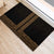New Zealand Maori Kowhaiwhai Rubber Doormat Parauri Maui and Mangopare