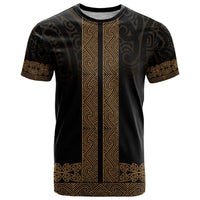 New Zealand Maori Kowhaiwhai T Shirt Parauri Maui and Mangopare