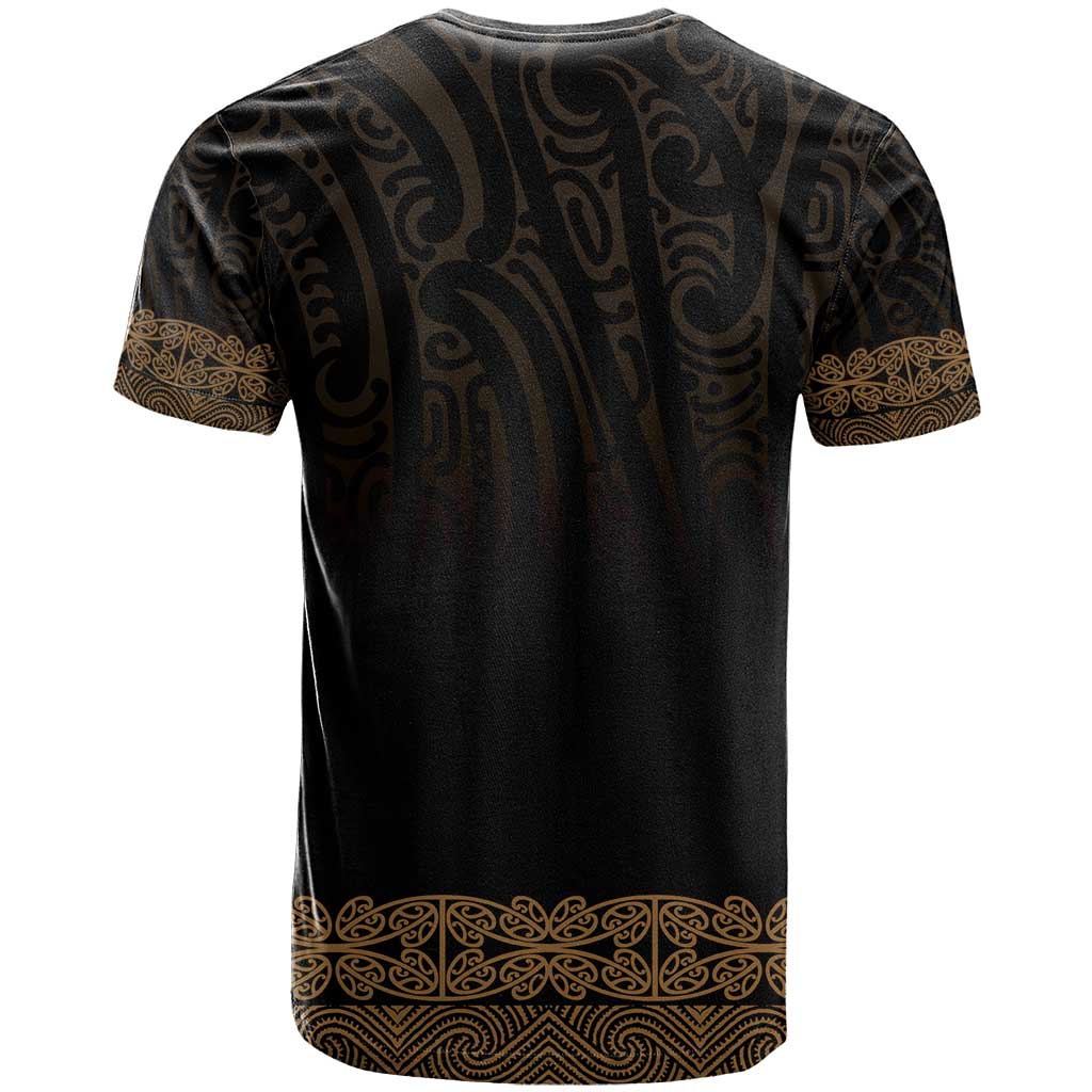 New Zealand Maori Kowhaiwhai T Shirt Parauri Maui and Mangopare