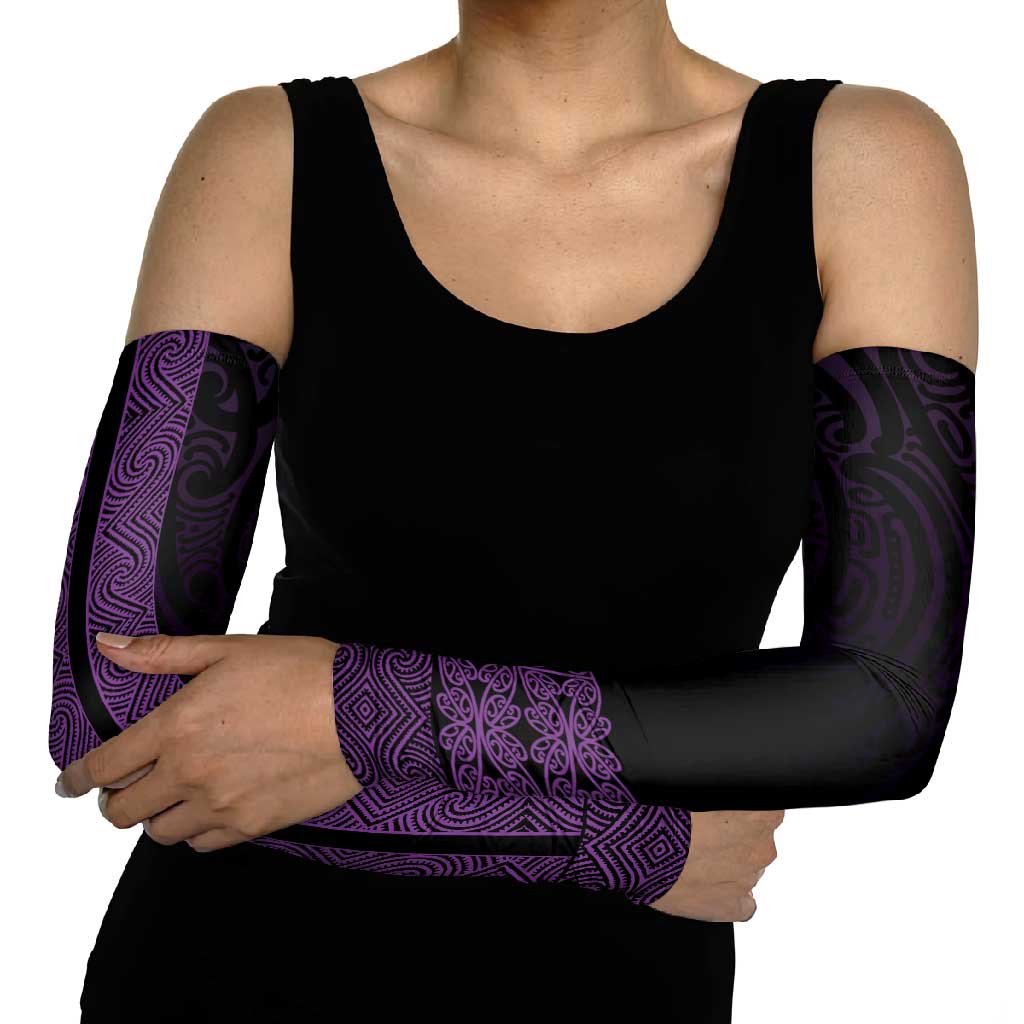 New Zealand Maori Kowhaiwhai Arm Sleeves Waiporoporo Maui and Mangopare - Polynesian Pride