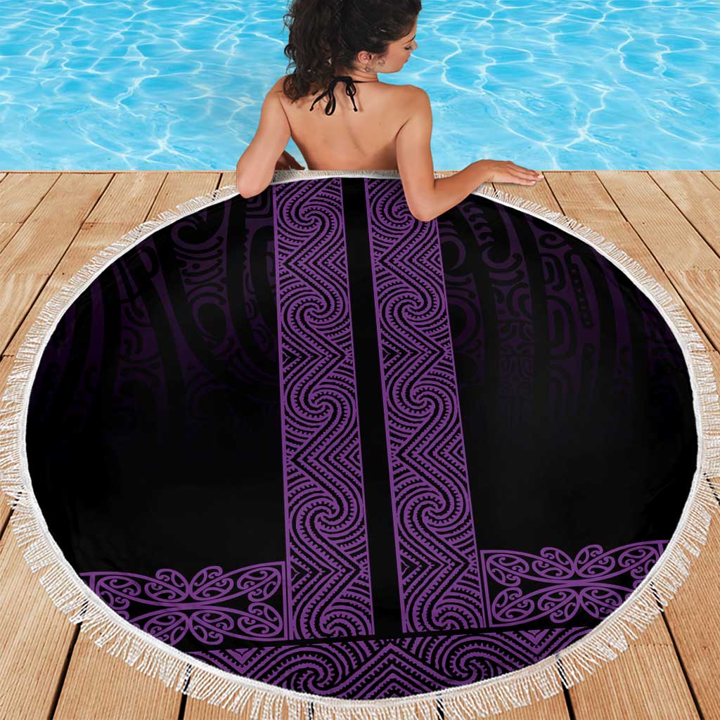 New Zealand Maori Kowhaiwhai Beach Blanket Waiporoporo Maui and Mangopare