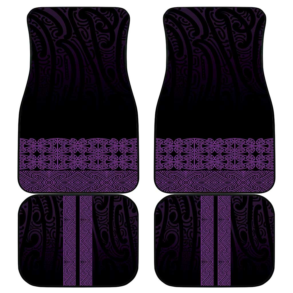 New Zealand Maori Kowhaiwhai Car Mats Waiporoporo Maui and Mangopare