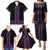 New Zealand Maori Kowhaiwhai Family Matching Puletasi and Hawaiian Shirt Waiporoporo Maui and Mangopare
