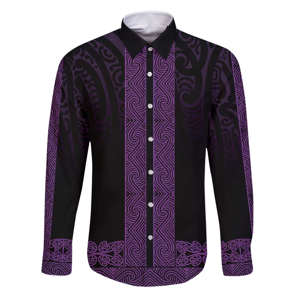 New Zealand Maori Kowhaiwhai Family Matching Puletasi and Hawaiian Shirt Waiporoporo Maui and Mangopare