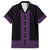 New Zealand Maori Kowhaiwhai Family Matching Short Sleeve Bodycon Dress and Hawaiian Shirt Waiporoporo Maui and Mangopare