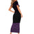 New Zealand Maori Kowhaiwhai Family Matching Short Sleeve Bodycon Dress and Hawaiian Shirt Waiporoporo Maui and Mangopare
