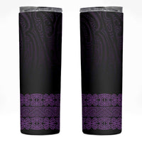 New Zealand Maori Kowhaiwhai Skinny Tumbler Waiporoporo Maui and Mangopare