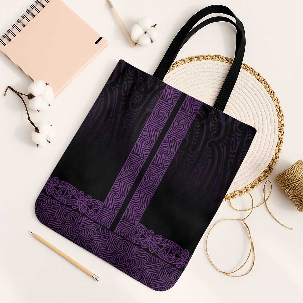 New Zealand Maori Kowhaiwhai Tote Bag Waiporoporo Maui and Mangopare - Polynesian Pride